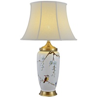 WHITE ORCHID TALL LAMP