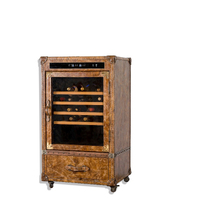 ANTIQUE LEATHER | WINE RACK COOLER