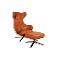 MOON SPHERE | OCCASIONAL OFFICE CHAIR & FOOTSTOOL
