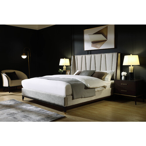 DIONE | CLASSIC LUX WINGED BED - CREAM
