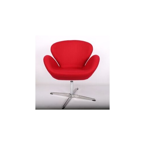 LILLY | CONTEMPORARY SWIVEL CHAIR - RED