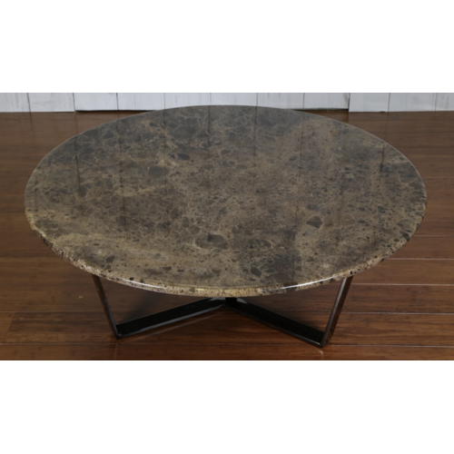 JUPITER | RUSTIC ROUND MARBLE COFFEE TABLE