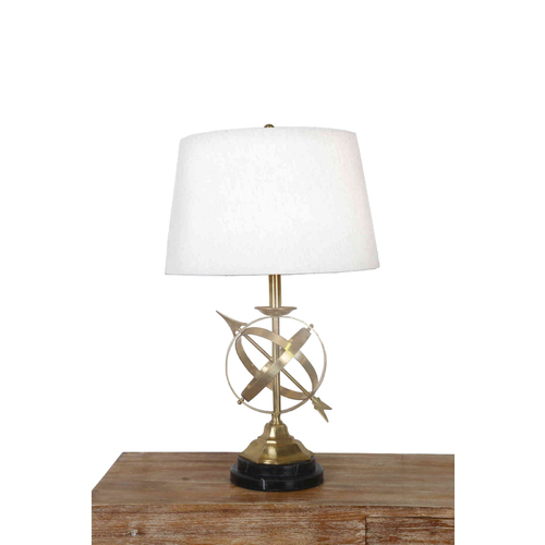 COMPASS BRASS TABLE LAMP
