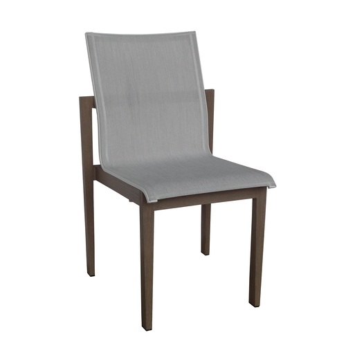 BREEZE OUTDOOR CHAIR - WHITE GREY