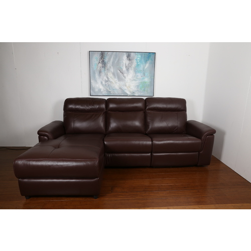 Felix Classic Recliner Sofa Living Room, Leather Electric Recliner Lounge