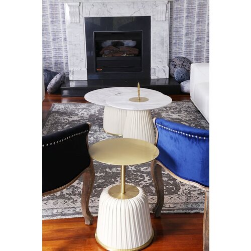 STREISAND | OCCASIONAL COCKTAIL TABLE - WHITE