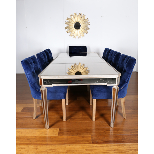 THE LABEL | 2.0M MIRRORED DINING TABLE