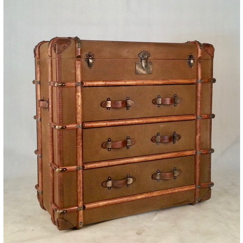 Polstar Vintage Luggage Canvas Chest
